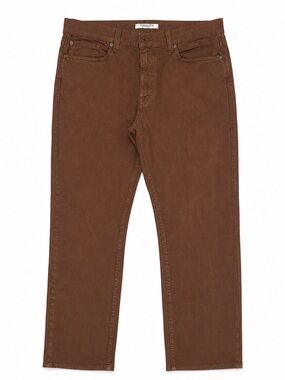Fidelity Men's Straight Leg Chinos in Rich Brown
